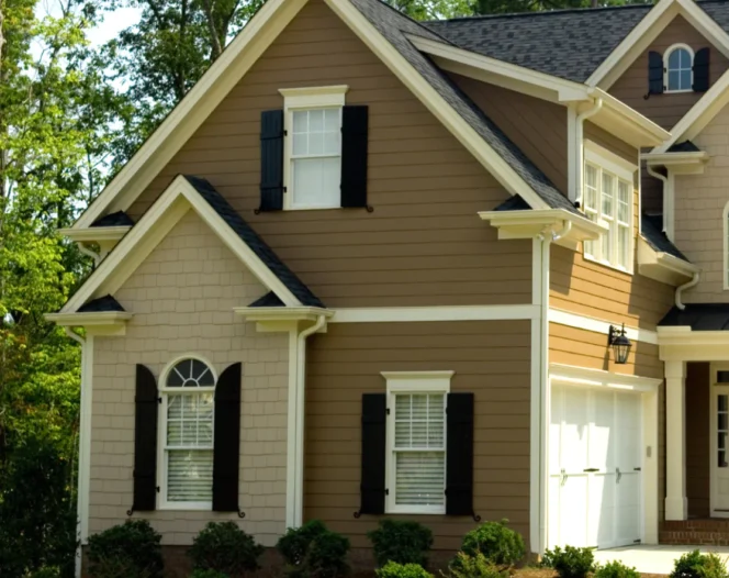 front yard of a house